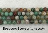 CAA2304 15.5 inches 12mm round banded agate gemstone beads