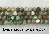 CAA2305 15.5 inches 14mm round banded agate gemstone beads