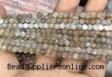 CAA3274 15 inches 4mm faceted round agate beads wholesale