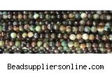 CAA3298 15 inches 6mm faceted round agate beads wholesale