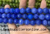 CAA3409 15 inches 12mm faceted round agate beads wholesale