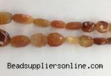 CAA3810 15.5 inches 13*18mm - 15*20mm faceted freeform red agate beads