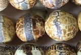 CAA3891 15 inches 10mm round tibetan agate beads wholesale