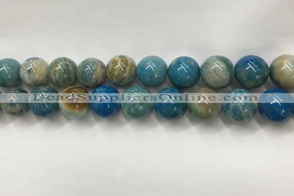 CAA3981 15.5 inches 14mm round chrysanthemum agate beads