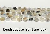 CAA4383 15.5 inches 12mm flat round Montana agate beads