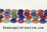 CAA4494 15.5 inches 13*18mm octagonal dragon veins agate beads