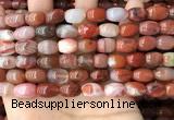 CAA4568 15.5 inches 8*12mm - 9*14mm rice south red agate beads