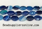 CAA4682 15.5 inches 18*25mm oval banded agate beads wholesale