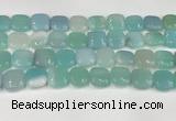 CAA4745 15.5 inches 14*14mm square banded agate beads wholesale