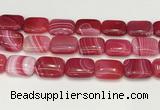 CAA4824 15.5 inches 18*25mm rectangle banded agate beads wholesale