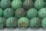 CAA4870 15.5 inches 6mm round grass agate beads wholesale