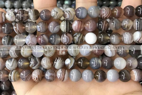 CAA4917 15.5 inches 8mm round Botswana agate beads wholesale