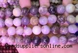 CAA4943 15.5 inches 12mm round bamboo leaf agate beads wholesale