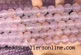 CAA5084 15.5 inches 12mm round purple agate beads wholesale