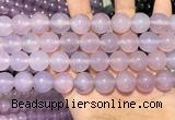 CAA5085 15.5 inches 14mm round purple agate beads wholesale