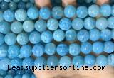 CAA5145 15.5 inches 12mm round dragon veins agate beads wholesale