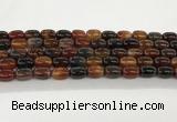 CAA5350 15.5 inches 10*14mm drum agate gemstone beads