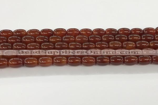 CAA5352 15.5 inches 10*14mm drum agate gemstone beads