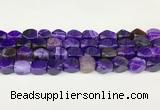 CAA5370 15.5 inches 10*12mm - 11*16mm faceted nuggets agate beads