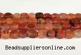 CAA5373 15.5 inches 10*12mm - 11*16mm faceted nuggets agate beads