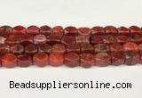 CAA5374 15.5 inches 10*12mm - 11*16mm faceted nuggets agate beads