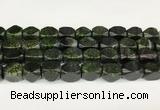 CAA5377 15.5 inches 10*12mm - 11*16mm faceted nuggets agate beads