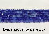 CAA5384 15.5 inches 6*7mm - 8*8mm nuggets agate gemstone beads