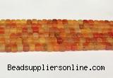 CAA5388 15.5 inches 6*7mm - 8*8mm nuggets agate gemstone beads