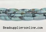 CAA5397 15.5 inches 13*40mm rice agate gemstone beads