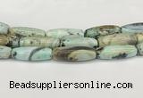 CAA5398 15.5 inches 15*40mm rice agate gemstone beads