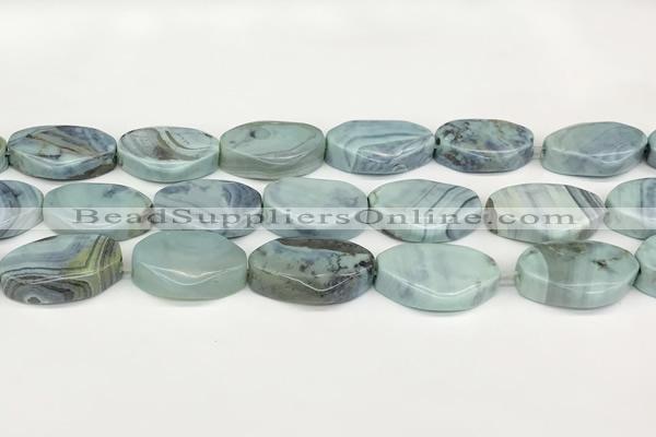 CAA5400 15.5 inches 18*25mm nuggets agate gemstone beads