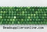 CAA5405 15.5 inches 6mm round peacock  serpntine gemstone  beads wholesale