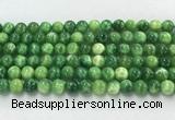 CAA5406 15.5 inches 8mm round peacock serpntine gemstone beads wholesale