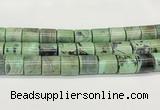 CAA5410 15.5 inches 15*15mm tube agate gemstone beads