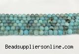 CAA5414 15.5 inches 8mm round agate gemstone beads