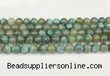 CAA5416 15.5 inches 10mm round agate gemstone beads