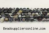 CAA5425 15.5 inches 10mm round agate gemstone beads