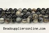 CAA5427 15.5 inches 14mm round agate gemstone beads