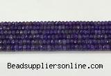 CAA5436 15.5 inches 6*8mm faceted rondelle agate gemstone beads