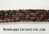 CAA5446 15.5 inches 8*12mm rice agate gemstone beads