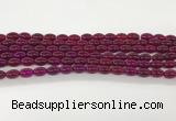 CAA5453 15.5 inches 8*12mm rice agate gemstone beads