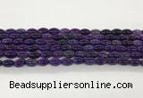 CAA5455 15.5 inches 8*12mm rice agate gemstone beads