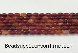 CAA5458 15.5 inches 8*12mm faceted rice agate beads