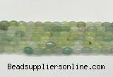 CAA5467 15.5 inches 8*12mm faceted rice agate beads