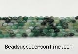 CAA5472 15.5 inches 8*12mm faceted rice agate beads