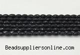 CAA5483 15.5 inches 8*12mm faceted rice agate beads