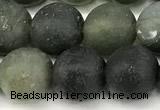 CAA6072 15 inches 8mm round matte moss agate beads