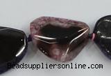 CAA621 15.5 inches 25*30mm freeform dragon veins agate beads