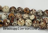 CAA751 15.5 inches 10mm round wooden agate beads wholesale