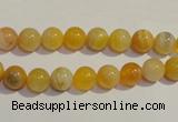 CAA87 15.5 inches 6mm round botswana agate gemstone beads